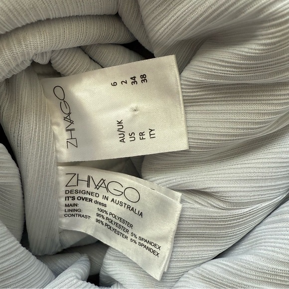 Zhivago White Lace Dress Size XS (2) NWT - Picture 10 of 10